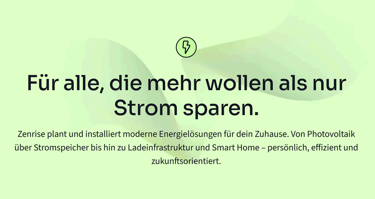 Photovoltaik Raunheim - ≫Zenrise GmbH: ✓Smart Home, Stromspeicher, Wallbox, Elektroinstallation